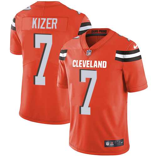 Youth Nike Cleveland Browns #7 DeShone Kizer Orange Alternate Stitched NFL Vapor Untouchable Limited Jersey