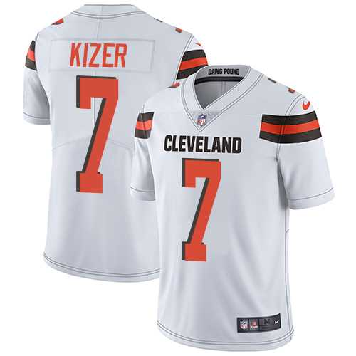 Youth Nike Cleveland Browns #7 DeShone Kizer White Stitched NFL Vapor Untouchable Limited Jersey