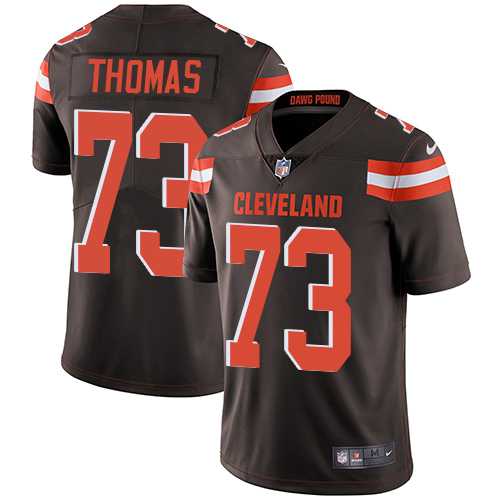 Youth Nike Cleveland Browns #73 Joe Thomas Brown Team Color Stitched NFL Vapor Untouchable Limited Jersey