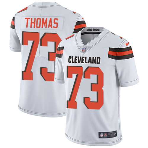 Youth Nike Cleveland Browns #73 Joe Thomas White Stitched NFL Vapor Untouchable Limited Jersey