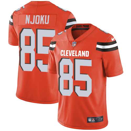 Youth Nike Cleveland Browns #85 David Njoku Orange Alternate Stitched NFL Vapor Untouchable Limited Jersey