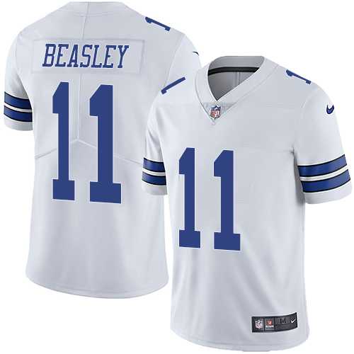 Youth Nike Dallas Cowboys #11 Cole Beasley White Stitched NFL Vapor Untouchable Limited Jersey