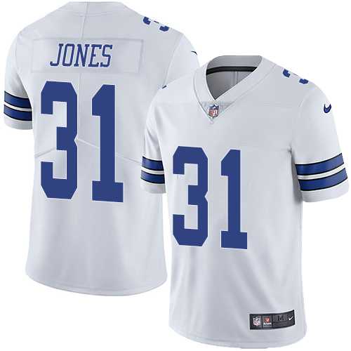 Youth Nike Dallas Cowboys #31 Byron Jones White Stitched NFL Vapor Untouchable Limited Jersey