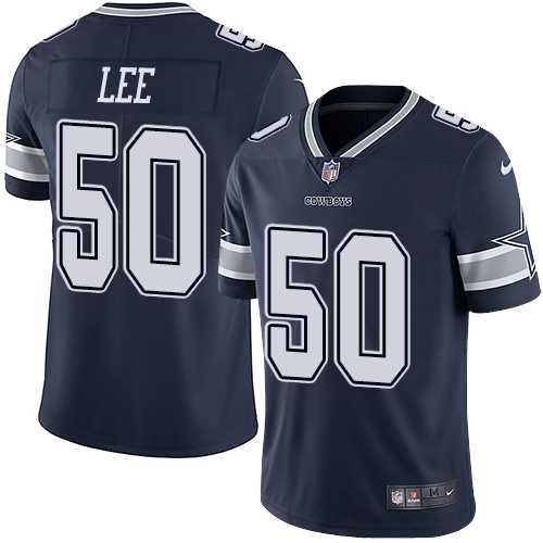 Youth Nike Dallas Cowboys #50 Sean Lee Navy Blue Team Color Stitched NFL Vapor Untouchable Limited Jersey