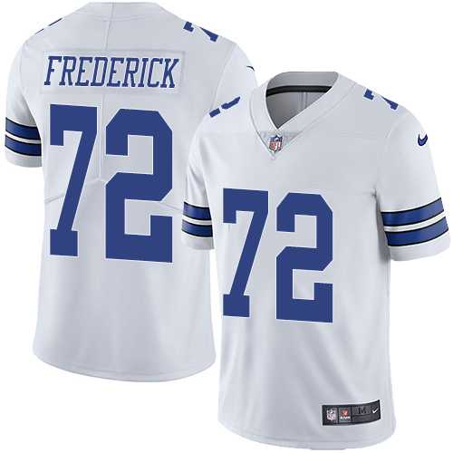 Youth Nike Dallas Cowboys #72 Travis Frederick White Stitched NFL Vapor Untouchable Limited Jersey