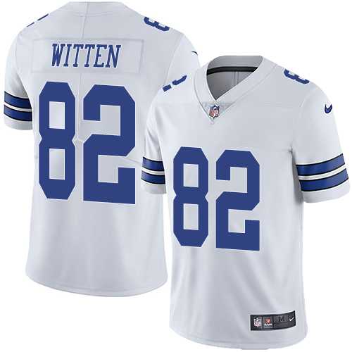 Youth Nike Dallas Cowboys #82 Jason Witten White Stitched NFL Vapor Untouchable Limited Jersey