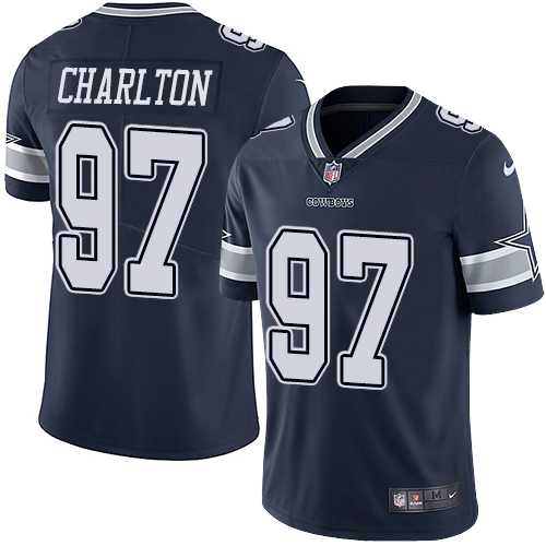 Youth Nike Dallas Cowboys #97 Taco Charlton Navy Blue Team Color Stitched NFL Vapor Untouchable Limited Jersey