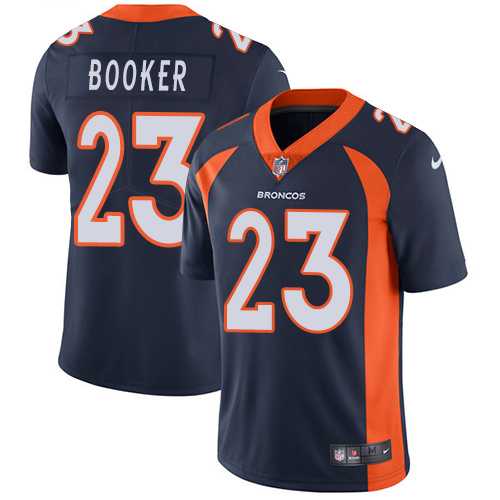 Youth Nike Denver Broncos #23 Devontae Booker Blue Alternate Stitched NFL Vapor Untouchable Limited Jersey