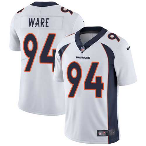 Youth Nike Denver Broncos #94 DeMarcus Ware White Stitched NFL Vapor Untouchable Limited Jersey
