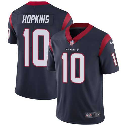 Youth Nike Houston Texans #10 DeAndre Hopkins Navy Blue Team Color Stitched NFL Vapor Untouchable Limited Jersey