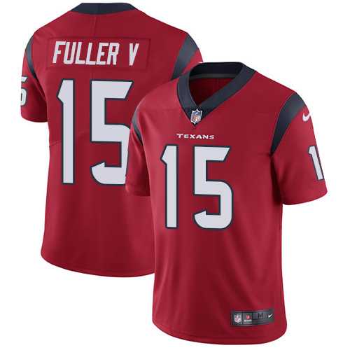 Youth Nike Houston Texans #15 Will Fuller V Red Alternate Stitched NFL Vapor Untouchable Limited Jersey
