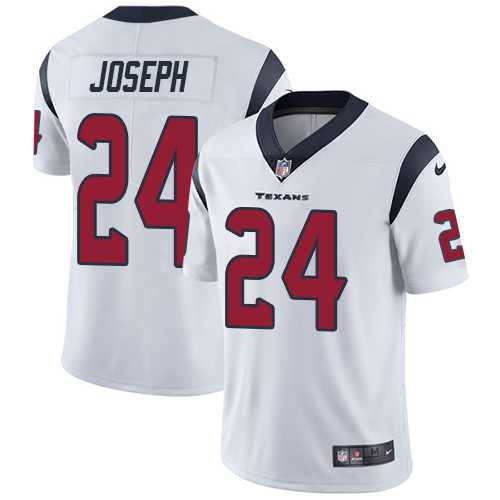 Youth Nike Houston Texans #24 Johnathan Joseph White Stitched NFL Vapor Untouchable Limited Jersey