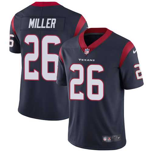 Youth Nike Houston Texans #26 Lamar Miller Navy Blue Team Color Stitched NFL Vapor Untouchable Limited Jersey