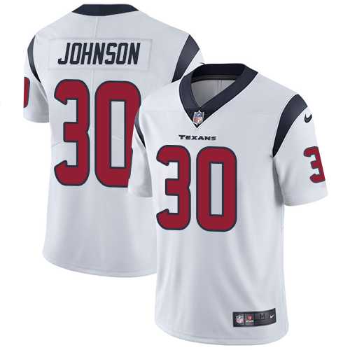 Youth Nike Houston Texans #30 Kevin Johnson White Stitched NFL Vapor Untouchable Limited Jersey Youth Nike Houston Texans #30 Kevin Johnson White Stitched NFL Vapor Untouchable Limited Jersey
