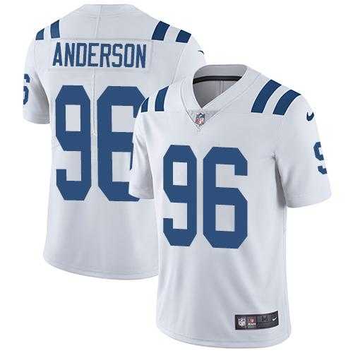 Youth Nike Indianapolis Colts #96 Henry Anderson White Stitched NFL Vapor Untouchable Limited Jersey