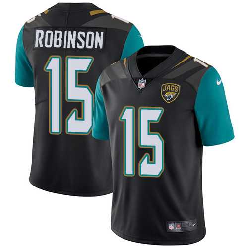 Youth Nike Jacksonville Jaguars #15 Allen Robinson Black Alternate Stitched NFL Vapor Untouchable Limited Jersey
