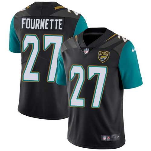 Youth Nike Jacksonville Jaguars #27 Leonard Fournette Black Alternate Stitched NFL Vapor Untouchable Limited Jersey