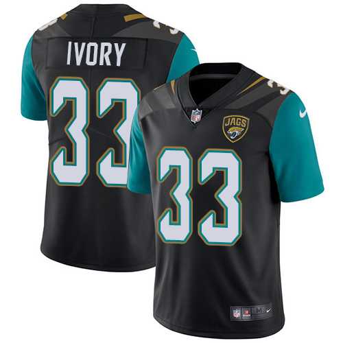 Youth Nike Jacksonville Jaguars #33 Chris Ivory Black Alternate Stitched NFL Vapor Untouchable Limited Jersey