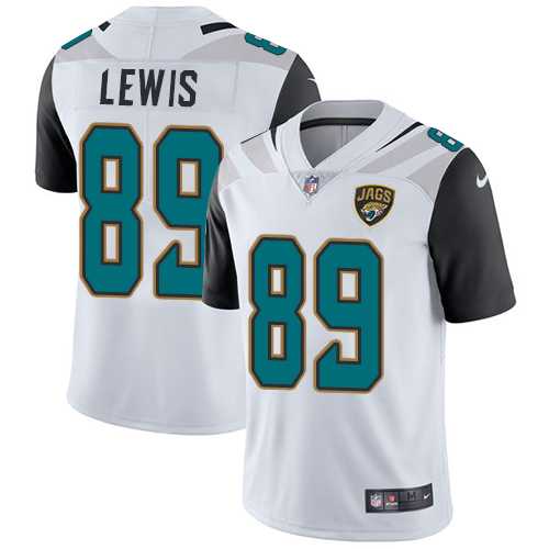 Youth Nike Jacksonville Jaguars #89 Marcedes Lewis White Stitched NFL Vapor Untouchable Limited Jersey
