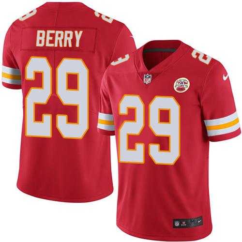 Youth Nike Kansas City Chiefs #29 Eric Berry Red Team Color Stitched NFL Vapor Untouchable Limited Jersey