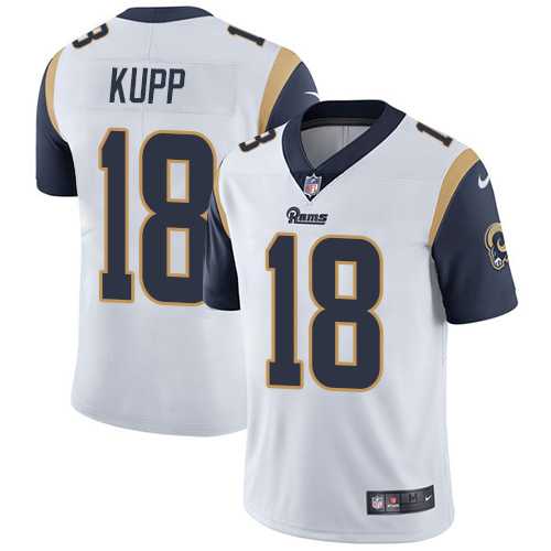 Youth Nike Los Angeles Rams #18 Cooper Kupp White Stitched NFL Vapor Untouchable Limited Jersey