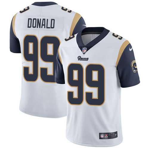Youth Nike Los Angeles Rams #99 Aaron Donald White Stitched NFL Vapor Untouchable Limited Jersey