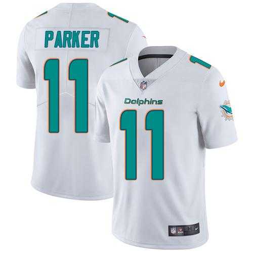 Youth Nike Miami Dolphins #11 DeVante Parker White Stitched NFL Vapor Untouchable Limited Jersey