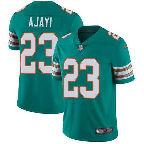 Youth Nike Miami Dolphins #23 Jay Ajayi Aqua Green Alternate Stitched NFL Vapor Untouchable Limited Jersey