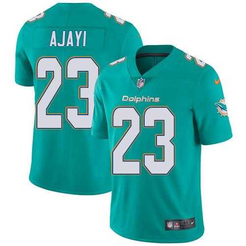 Youth Nike Miami Dolphins #23 Jay Ajayi Aqua Green Team Color Stitched NFL Vapor Untouchable Limited Jersey