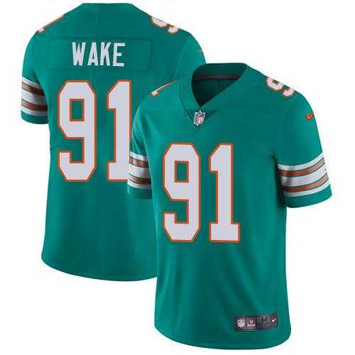 Youth Nike Miami Dolphins #91 Cameron Wake Aqua Green Alternate Stitched NFL Vapor Untouchable Limited Jersey Youth Nike Miami Dolphins #91 Cameron Wake Aqua Green Alternate Stitched NFL Vapor Untouchable Limited Jersey