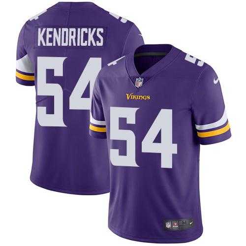 Youth Nike Minnesota Vikings #54 Eric Kendricks Purple Team Color Stitched NFL Vapor Untouchable Limited Jersey