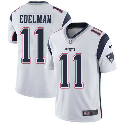 Youth Nike New England Patriots #11 Julian Edelman White Stitched NFL Vapor Untouchable Limited Jersey Youth Nike New England Patriots #11 Julian Edelman White Stitched NFL Vapor Untouchable Limited Jersey