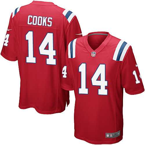 Youth Nike New England Patriots #14 Brandin Cooks Red Alternate Stitched NFL Elite Jersey