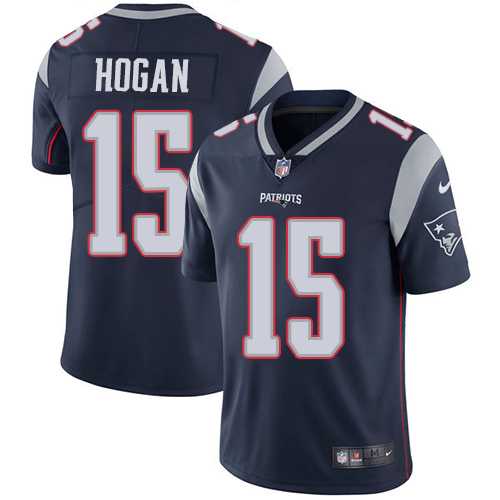 Youth Nike New England Patriots #15 Chris Hogan Navy Blue Team Color Stitched NFL Vapor Untouchable Limited Jersey