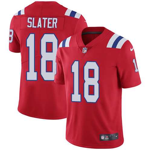 Youth Nike New England Patriots #18 Matt Slater Red Alternate Stitched NFL Vapor Untouchable Limited Jersey Youth Nike New England Patriots #18 Matt Slater Red Alternate Stitched NFL Vapor Untouchable Limited Jersey