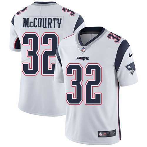 Youth Nike New England Patriots #32 Devin McCourty White Stitched NFL Vapor Untouchable Limited Jersey