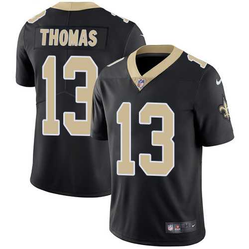 Youth Nike New Orleans Saints #13 Michael Thomas Black Team Color Stitched NFL Vapor Untouchable Limited Jersey