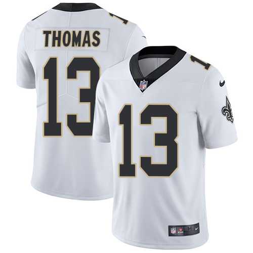 Youth Nike New Orleans Saints #13 Michael Thomas White Stitched NFL Vapor Untouchable Limited Jersey