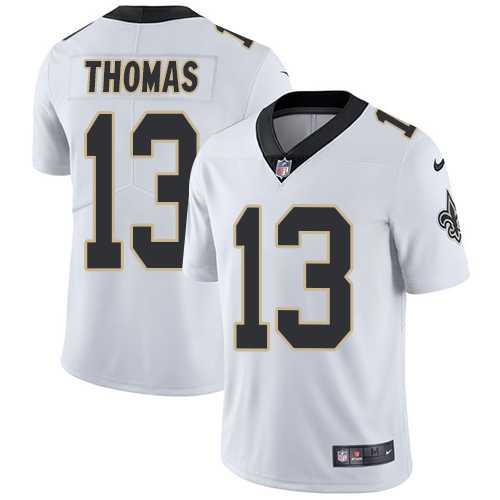 Youth Nike New Orleans Saints #13 Michael Thomas White Stitched NFL Vapor Untouchable Limited Jersey Youth Nike New Orleans Saints #13 Michael Thomas White Stitched NFL Vapor Untouchable Limited Jersey