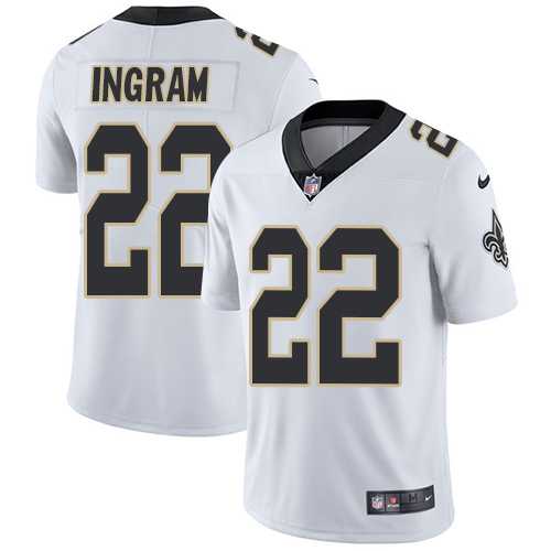 Youth Nike New Orleans Saints #22 Mark Ingram White Stitched NFL Vapor Untouchable Limited Jersey