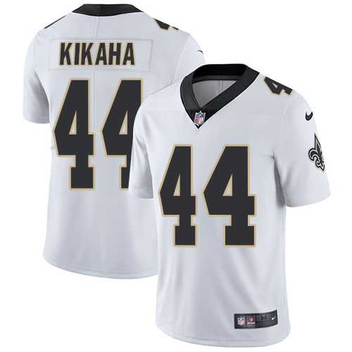 Youth Nike New Orleans Saints #44 Hau'oli Kikaha White Stitched NFL Vapor Untouchable Limited Jersey