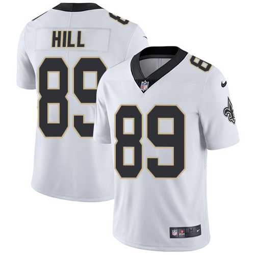 Youth Nike New Orleans Saints #89 Josh Hill WhiteStitched NFL Vapor Untouchable Limited Jersey