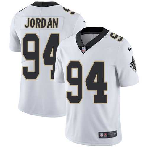 Youth Nike New Orleans Saints #94 Cameron Jordan White Stitched NFL Vapor Untouchable Limited Jersey