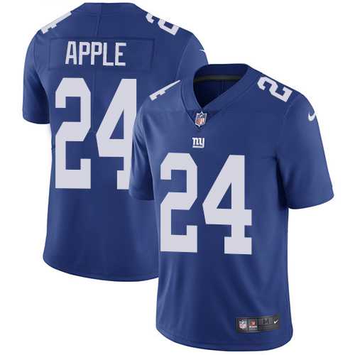 Youth Nike New York Giants #24 Eli Apple Royal Blue Team Color Stitched NFL Vapor Untouchable Limited Jersey