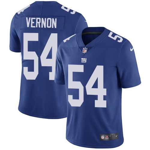 Youth Nike New York Giants #54 Olivier Vernon Royal Blue Team Color Stitched NFL Vapor Untouchable Limited Jersey Youth Nike New York Giants #54 Olivier Vernon Royal Blue Team Color Stitched NFL Vapor Untouchable Limited Jersey