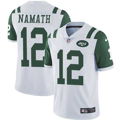 Youth Nike New York Jets #12 Joe Namath White Stitched NFL Vapor Untouchable Limited Jersey