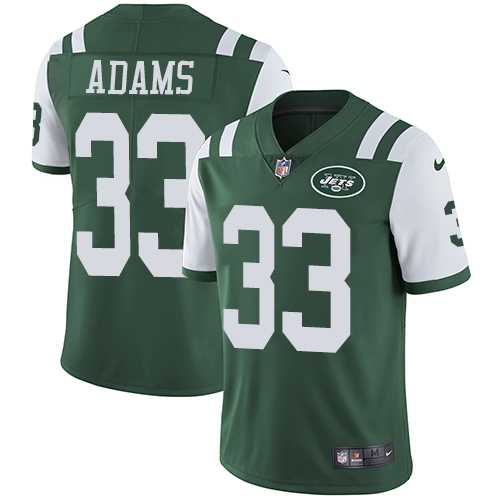 Youth Nike New York Jets #33 Jamal Adams Green Team Color Stitched NFL Vapor Untouchable Limited Jersey