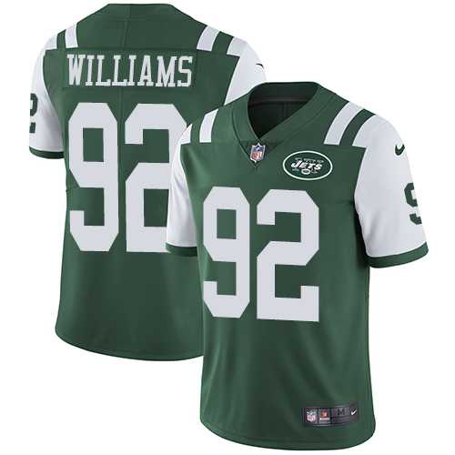 Youth Nike New York Jets #92 Leonard Williams Green Team Color Stitched NFL Vapor Untouchable Limited Jersey