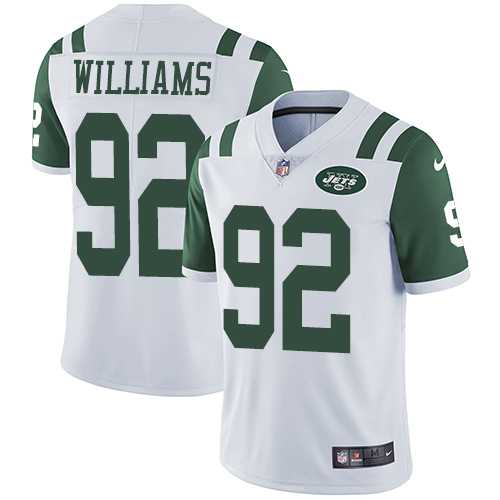 Youth Nike New York Jets #92 Leonard Williams White Stitched NFL Vapor Untouchable Limited Jersey