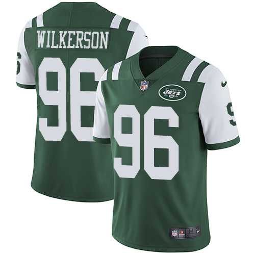 Youth Nike New York Jets #96 Muhammad Wilkerson Green Team Color Stitched NFL Vapor Untouchable Limited Jersey